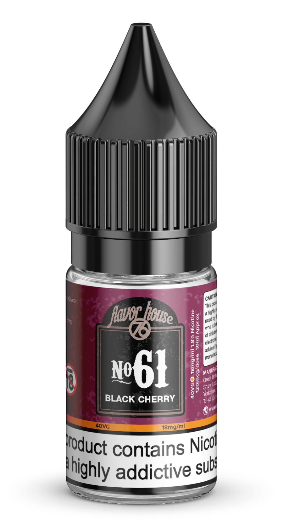 no.61-black cherry 18mg