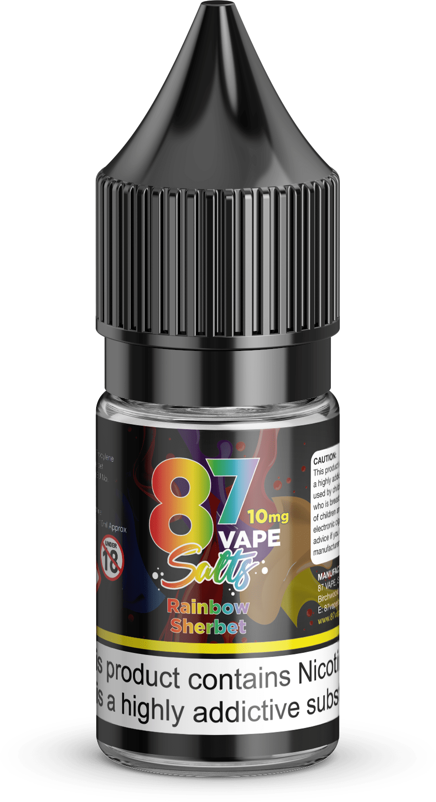 Rainbow Sherbet 87 VAPE Salt 10mg